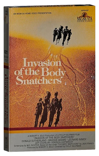 Invasion of the Body Snatchers VHS, MGM/UA Home Video