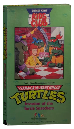 Teenage Mutant Ninja Turtles VHS, Family Home Entertainment