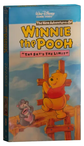 The New Adventures of Winnie the Pooh: The Sky's The Limit VHS cover