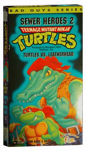 Teenage Mutant Ninja Turtles VHS, Family Home Entertainment