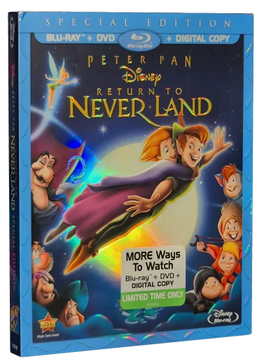 Return to Never Land Blu-ray, Disney