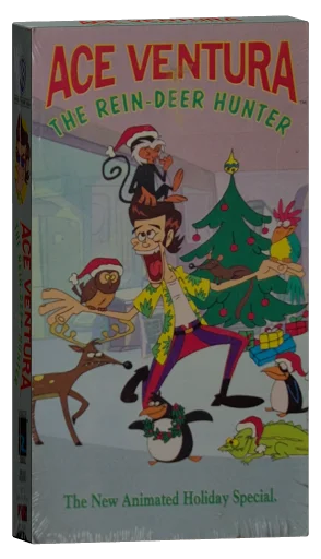 Ace Ventura: The Rein-Deer Hunter VHS cover
