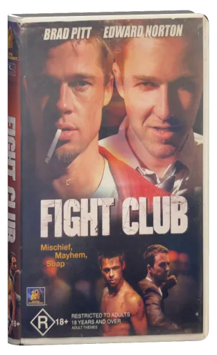 Fight Club VHS, 20th Century Fox Home Entertainment