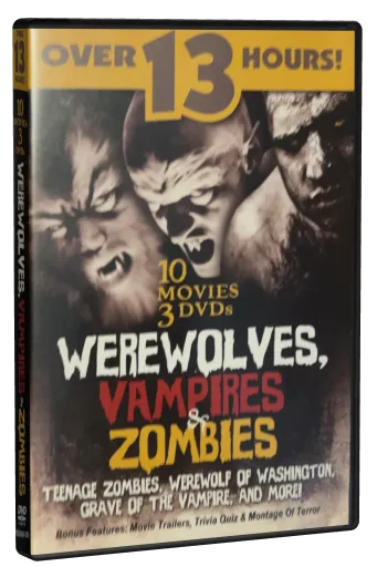 Werewolves, Vampires & Zombies DVD cover