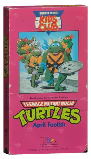 Teenage Mutant Ninja Turtles VHS, Family Home Entertainment