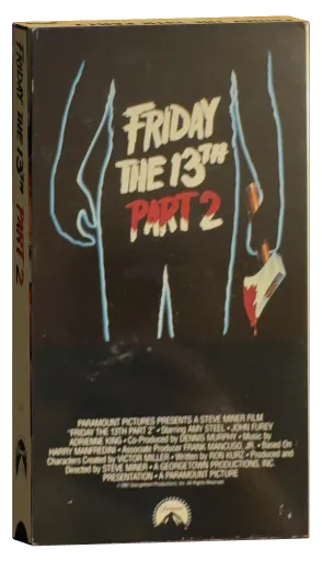 Friday the 13th Part 2 VHS, Paramount Home Video