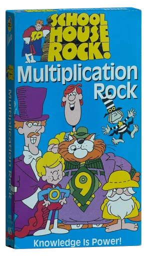 School House Rock! Multiplication Rock VHS cover