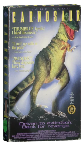 Carnosaur VHS, New Horizons Home Video