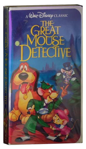 The Great Mouse Detective VHS, Walt Disney Home Video