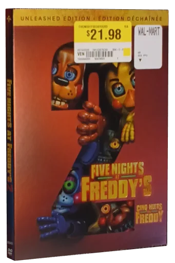 Five Nights at Freddy's 2 DVD, Universal Studios Home Video
