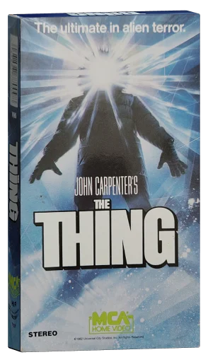 The Thing VHS, MCA Home Video