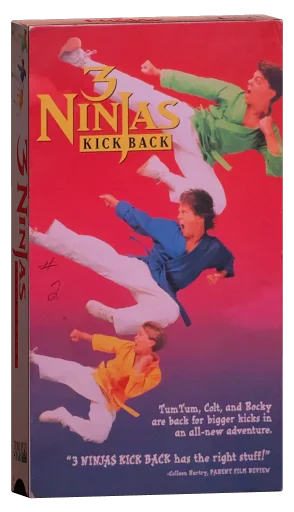 3 Ninjas Kick Back VHS, Columbia TriStar Home Video