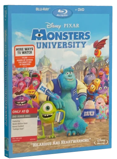 Monsters University Blu-ray, Disney