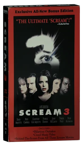 Scream 3 VHS, Dimension Home Video