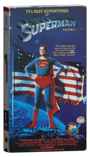 TV's Best Adventures of Superman VHS cover