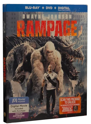 Rampage Blu-ray, Warner Bros. Pictures