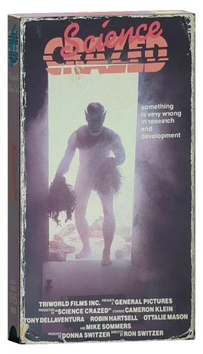 Science Crazed VHS, Triworld Films Inc.