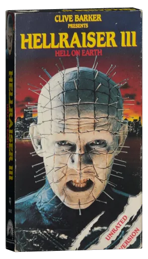 Hellraiser III: Hell on Earth VHS, Paramount Home Video