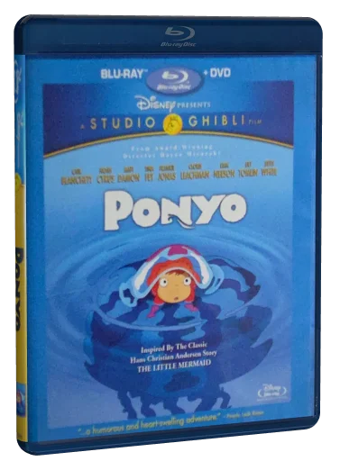 Ponyo Blu-ray, Walt Disney Studios Home Entertainment