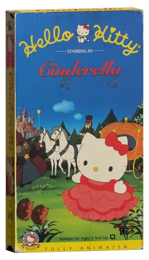 Hello Kitty: Starring In Cinderella VHS cover