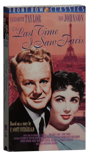 The Last Time I Saw Paris VHS, Front Row Entertainment