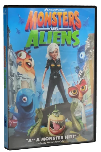 Monsters vs Aliens DVD, DreamWorks
