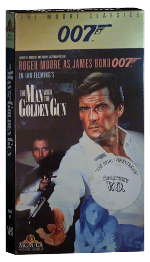 The Man with the Golden Gun VHS, MGM/UA Home Video