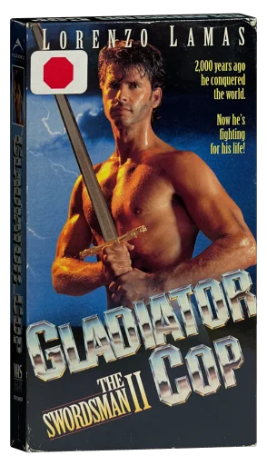 Gladiator Cop VHS, Alliance Video