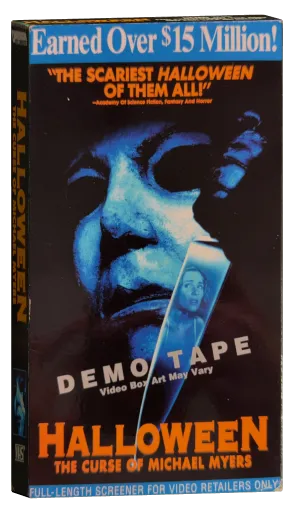 Halloween: The Curse of Michael Myers VHS, Dimension Home Video