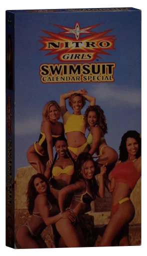 WCW Nitro Girls Swimsuit Calendar Special VHS cover