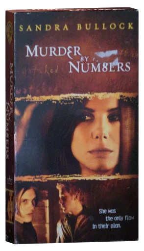 Murder by Numbers VHS, Warner Home Video