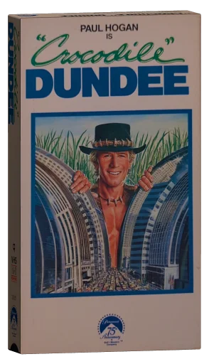 Crocodile Dundee VHS, Paramount Pictures