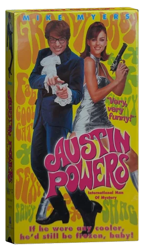 Austin Powers: International Man of Mystery VHS, New Line Home Entertainment