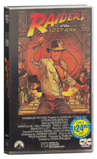 Raiders of the Lost Ark VHS, CIC Video