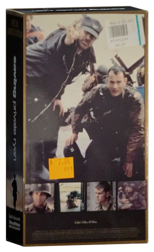 Saving Private Ryan VHS, DreamWorks Home Entertainment