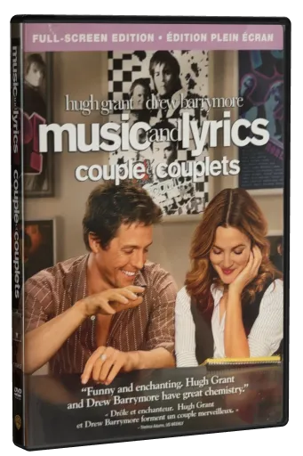 Music and Lyrics DVD, Warner Home Video