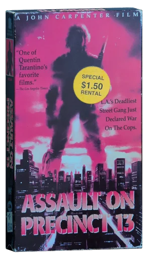 Assault on Precinct 13 VHS, New Line Home Video