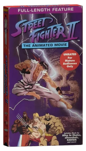 Street Fighter II: The Animated Movie VHS, Renegade Home Video