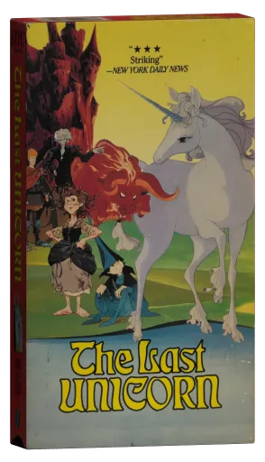 The Last Unicorn VHS, J2 Communications