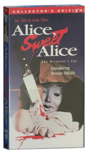 Alice, Sweet Alice VHS, Anchor Bay Entertainment
