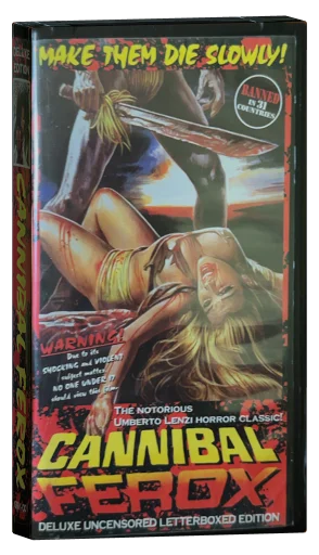 Cannibal Ferox VHS, Grindhouse Releasing