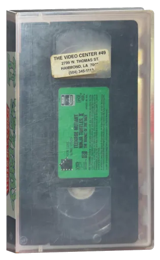 Teenage Mutant Ninja Turtles II: The Secret of the Ooze VHS, New Line Home Video