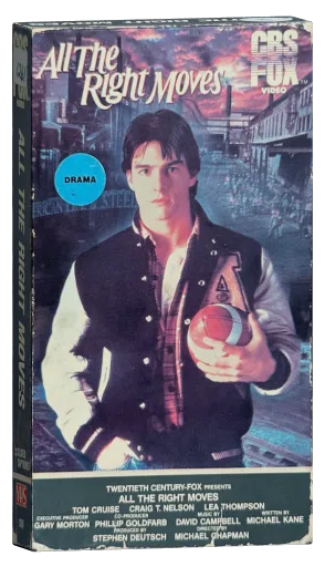 All the Right Moves VHS, CBS/FOX Video