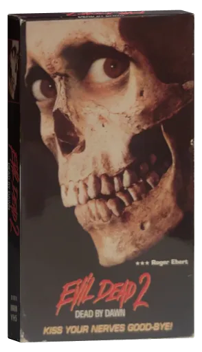 Evil Dead II VHS cover