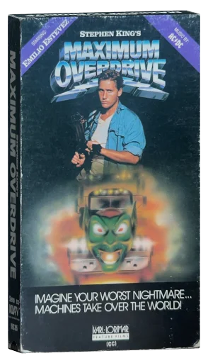 Maximum Overdrive VHS, Karl-Lorimar Home Video