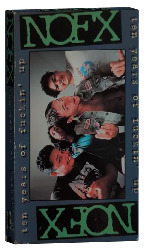 NOFX - Ten Years of Fuckin' Up VHS cover