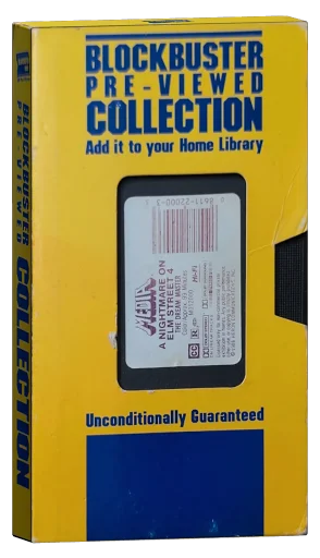 A Nightmare on Elm Street 4: The Dream Master VHS, Media Home Entertainment