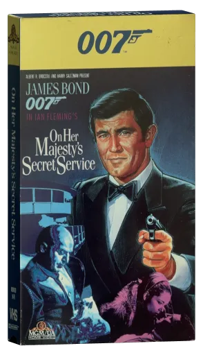 On Her Majesty's Secret Service VHS, MGM