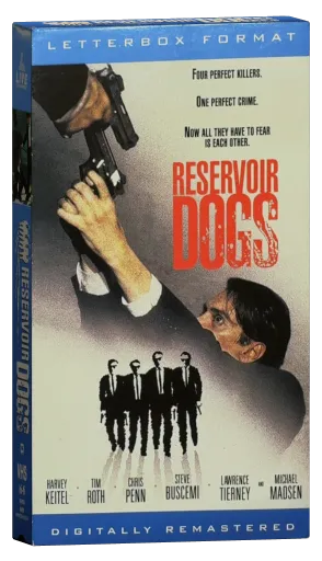 Reservoir Dogs VHS, LIVE Entertainment