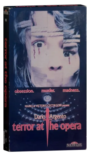 Terror at the Opera VHS, South Gate Entertainment